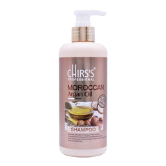 Chirs's Moroccon Shampoo + Hair Serum Pack Of 2 Bundle