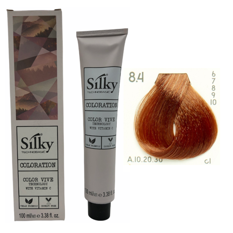 Silky 8.4 Hair Color – 100ml