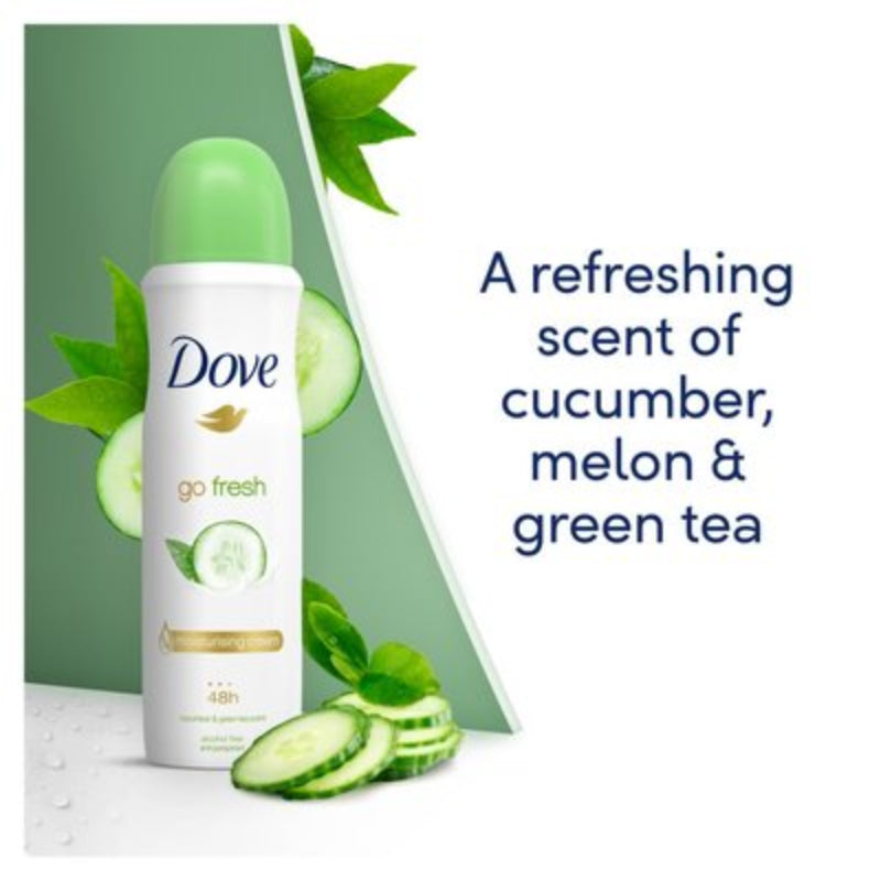 Dove Go Fresh Cucumber &amp; Green Tea Body Spray – 250ml