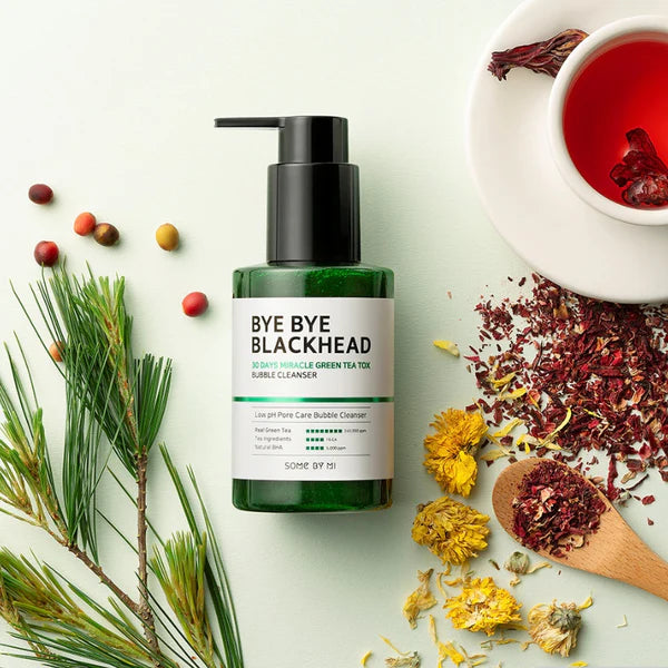 Some By Mi Bye Bye Blackhead 30 Days Miracle Green Tea Tox Bubble Cleanser – 120g