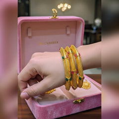 Indian Style Gold Plated Bangles
