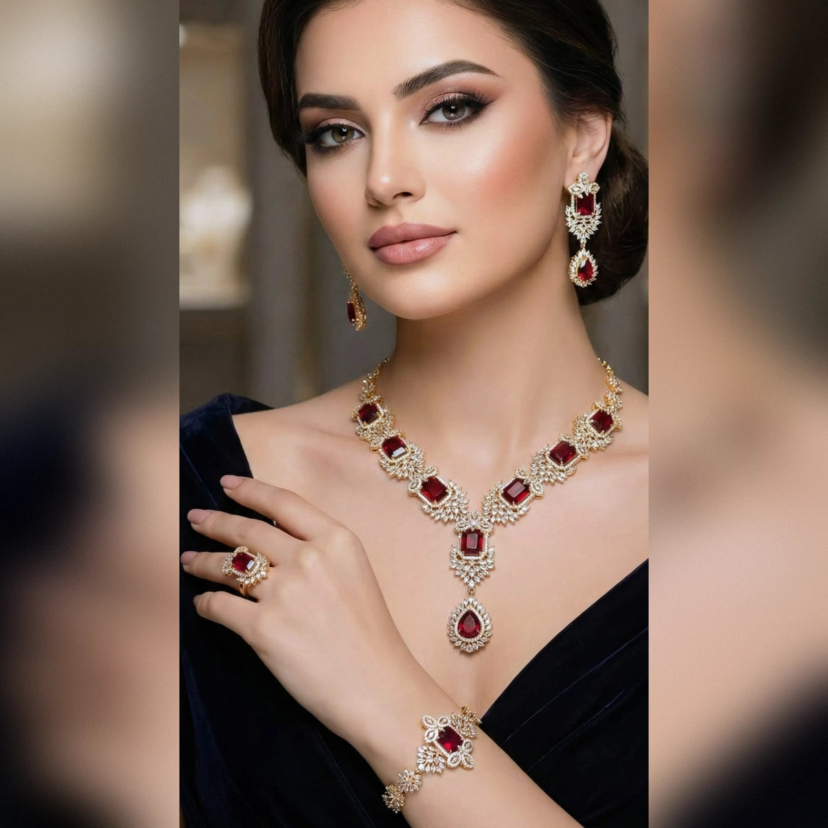 Fancy Zircon Combo Set