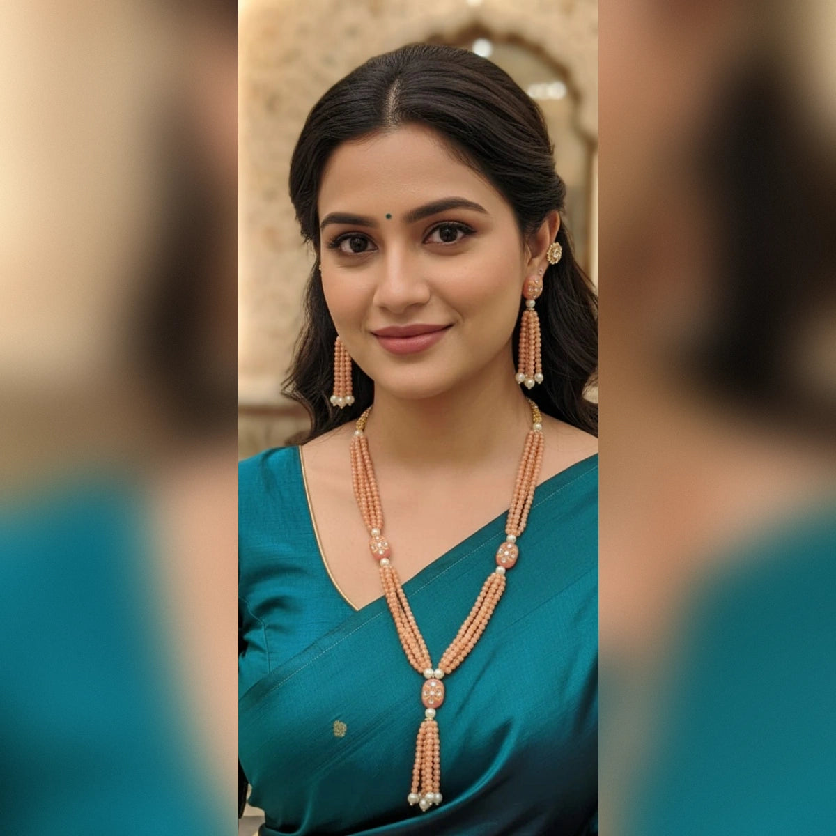 Multi-strand beaded necklace Set