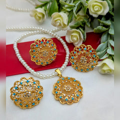 Manjos Stone Locket set