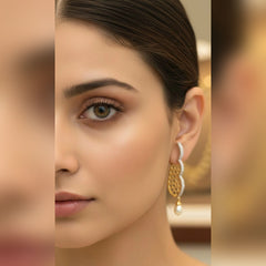 Simple Zircon Earings