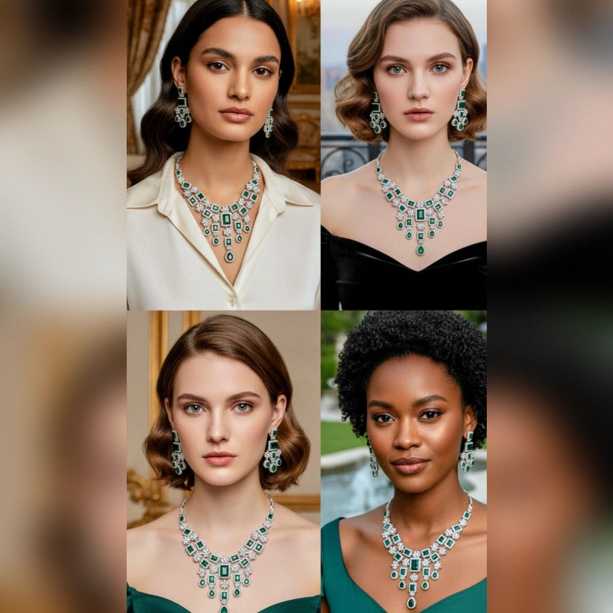 Elegant Kundan Shisha Set – Traditional Sparkle