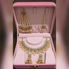 Royal Bridal Jewelry Set with Jhumki, Tikka & Jhumar