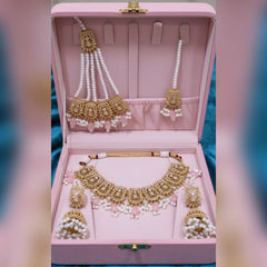 Royal Bridal Jewelry Set with Jhumki, Tikka & Jhumar