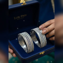 Silver Bangles Chura Set – Classic Bridal & Festive Elegance