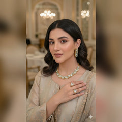 Turkish Necklace Set with Adjustable Rings – Elegant Ottoman Style