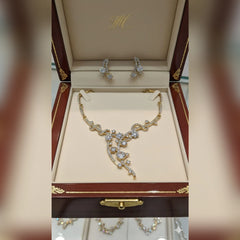 Stone Necklace with Tops – Elegant & Timeless Set