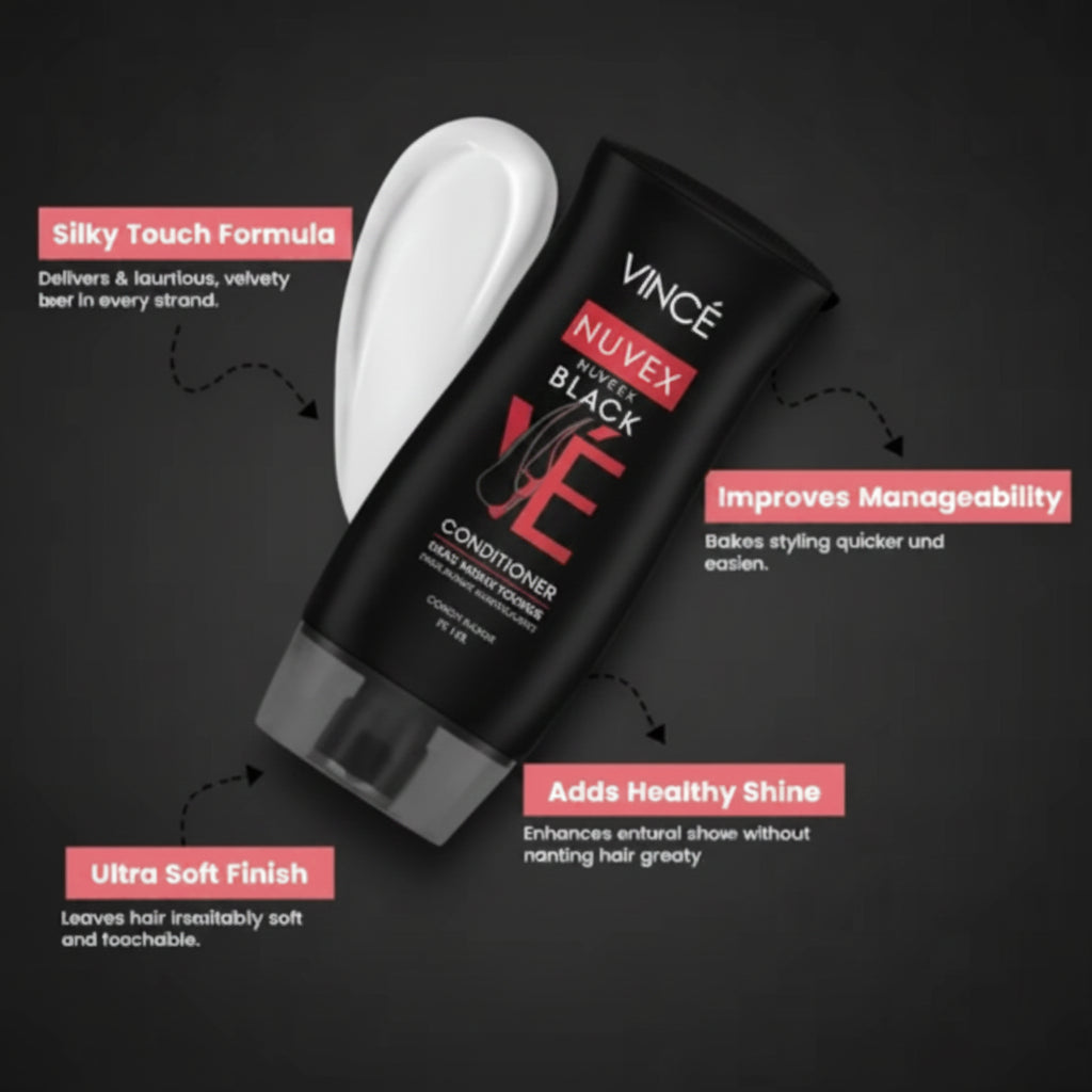 VINCÉ Nuvéx Glossy Black Conditioner - 175ml
