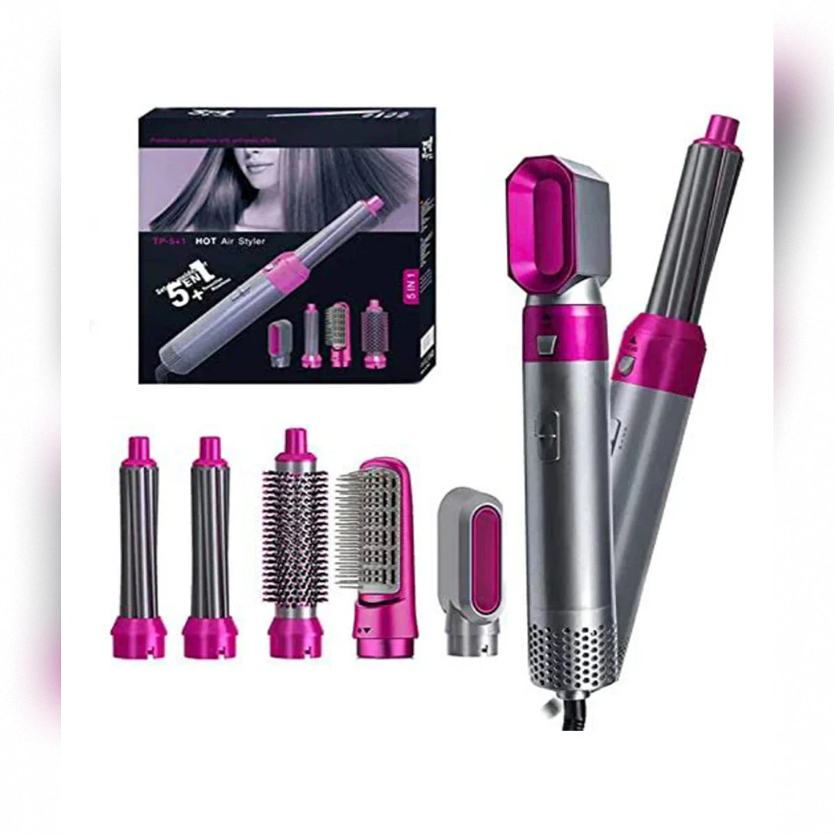5 in 1 Hot Hair Dryer with free mini spray - Limited Stock