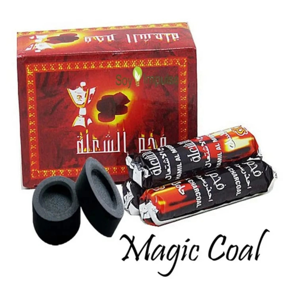 Magic Charcoal for Bakhoor - 10 Rolls with box