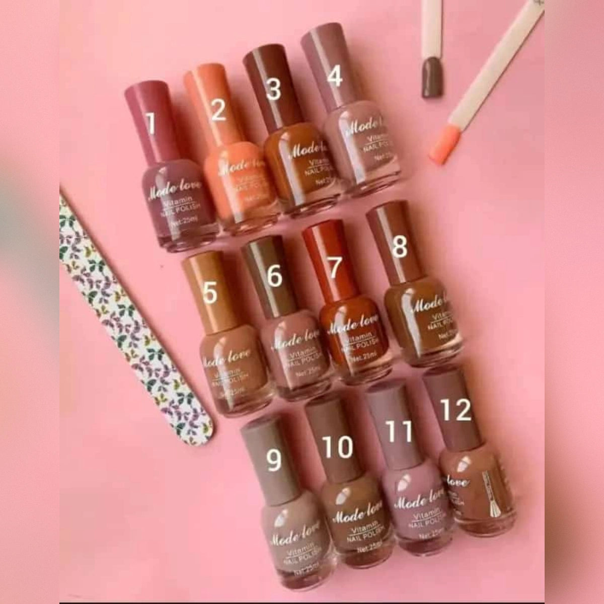 Mode Love Permanent Nail Paints