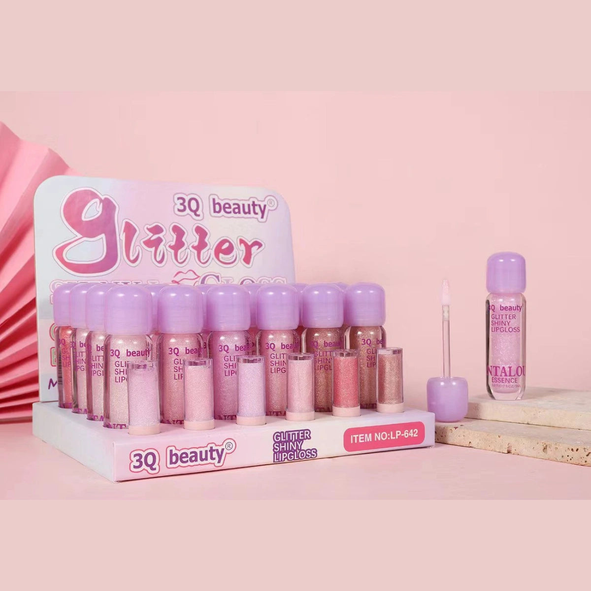 3Q Beauty Glitter Shiny Lip Gloss