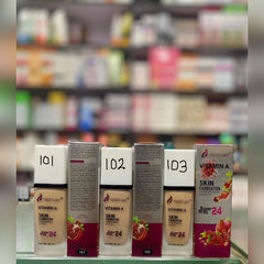 Touch Lady Vitamin A Foundation with Pomegranate Extract - 40ml