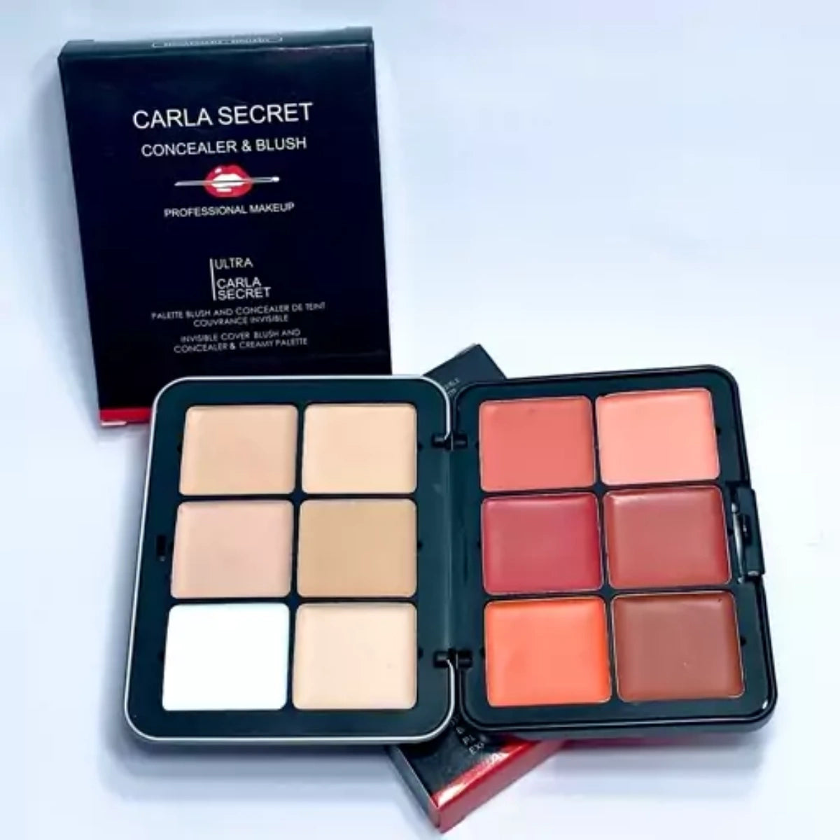Carla Secret Concealer & Blush creamy palette