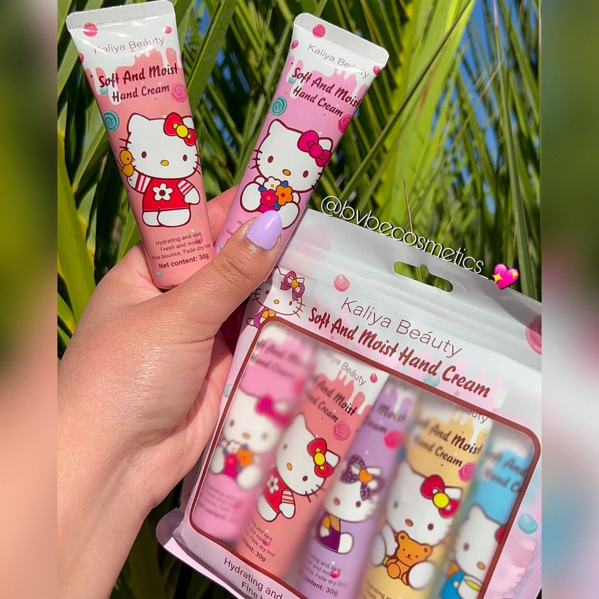 Kaliya Beauty Soft and Moist Hand Cream - 5PCS
