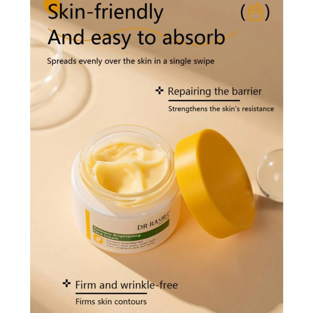 Dr Rashel Turmeric Brightening Face Cream Remove Dark Spots