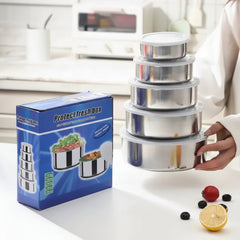 The Minimalist Stainless Steel Fresh Box Stack - Set of 5
