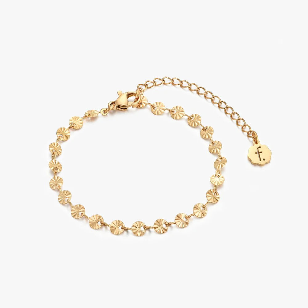 Stainless Steel Sunburst Chain For Women - Each
