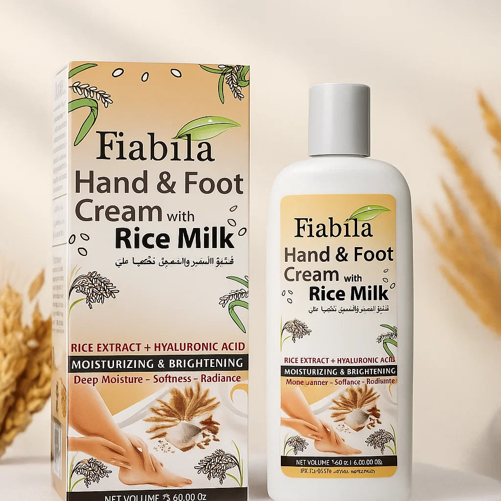 Fiabila Hand And Foot Cream With Rice Milk - 180ml