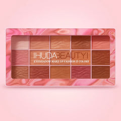 Huda Beauty Eyeshadow Make Up Fashion 15 Colors