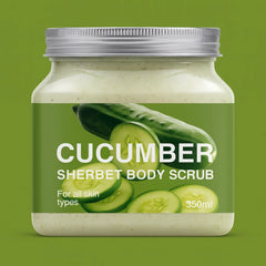 Natural Cucumber Sherbet Body Scrub All Skin Type - 350ml