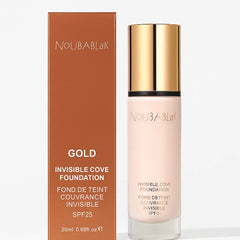 NoubaBlak Gold Invisible Cover Foundation SPF 25 – 20ml