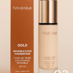 NoubaBlak Gold Invisible Cover Foundation SPF 25 – 20ml