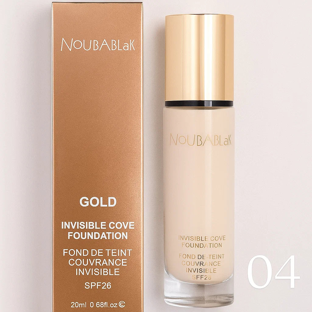 NoubaBlak Gold Invisible Cover Foundation SPF 25 – 20ml