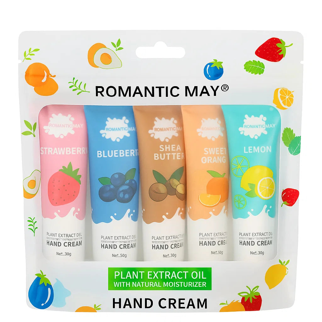 Romantic May 5 Pack Hand Cream - Each 30g