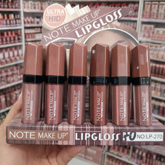 Note Makeup Lipgloss - Nude Shades
