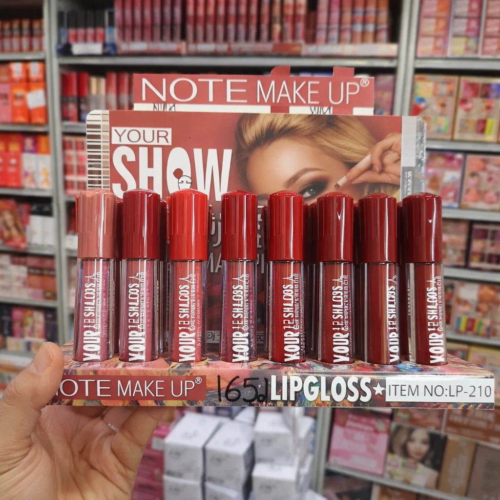Note Makeup Your Show Lipgloss