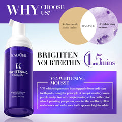 SADOER Brighten Whiten Tooth Cleaning Mousse - 60ml
