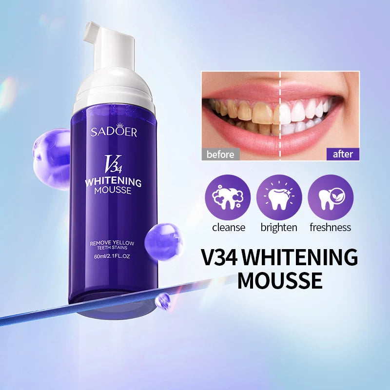 SADOER Brighten Whiten Tooth Cleaning Mousse - 60ml