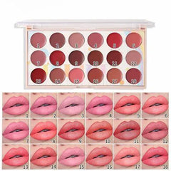 Miss Rose Lip Palette - 18 Colors