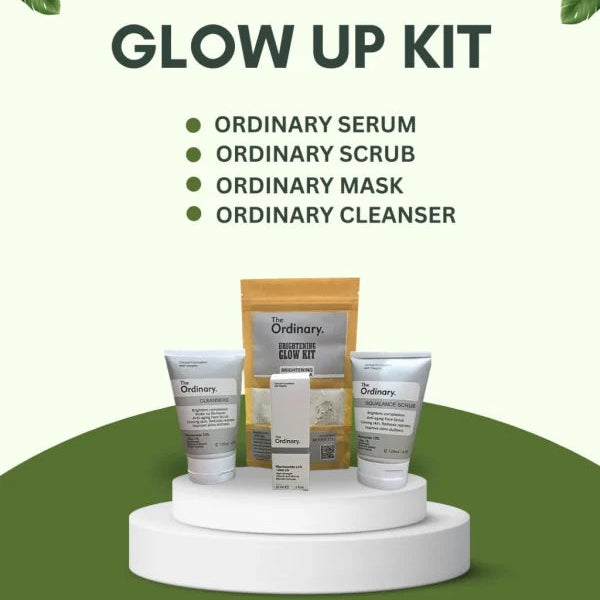 The Ordinary Glowing Kit (Cleanser Serum Organic Mask & Scrub)