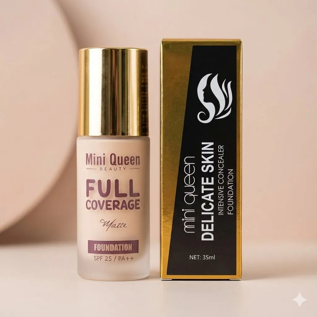 Mini Queen Delicate Skin Intensive Concealer Foundation  - 35ml