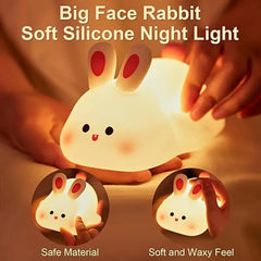 USB rechargeable Big Face Rabbit Lamp