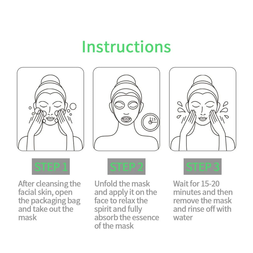 BIOAQUA Algae Moisturizing Mask facial sheet mask - 25g