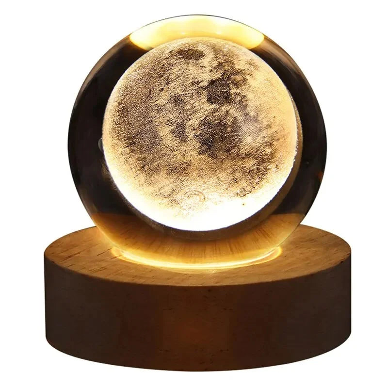 Glowing Crystal Ball Night Lamp