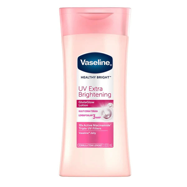 Vaseline Healthy Bright UV Extra Brightening Gluta Glow Lotion - 200ml