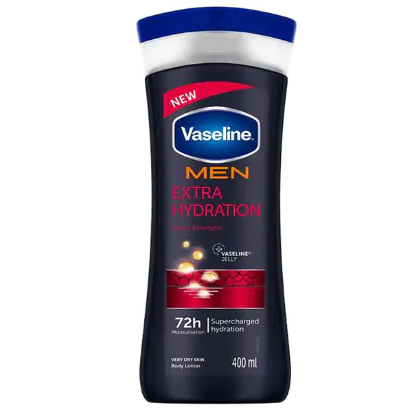 Vaseline Men Extra Hydration 72H Body Lotion - 400ml