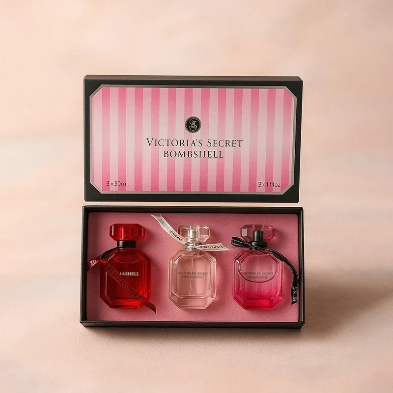 Victoria's Secret Bombshell 3-in-1 Mini Perfume Gift Set - 30ml Each