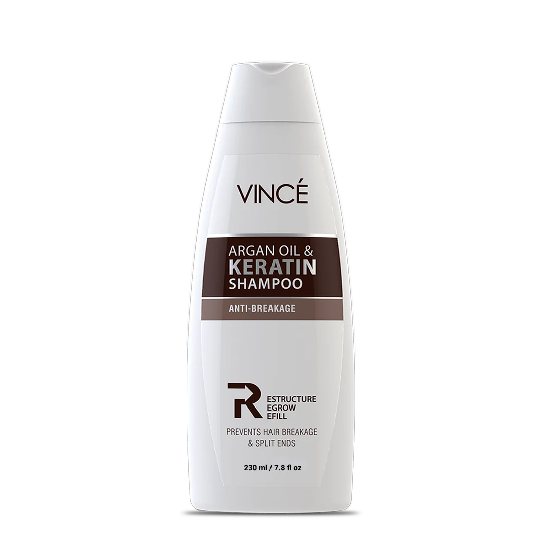 VINCE Argan Oil & Keratin Shampoo - 230ml
