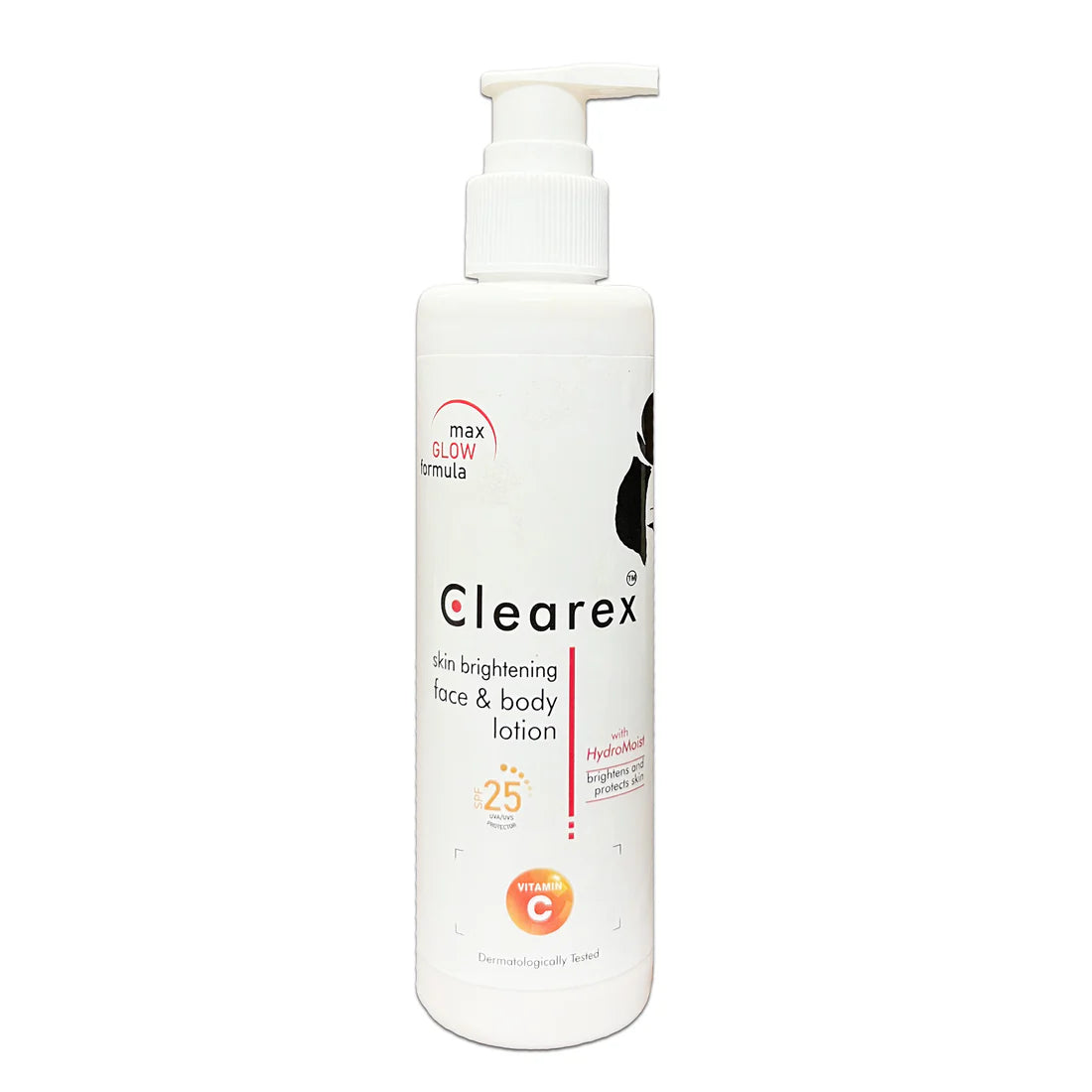 Clearex Vitamin C Skin Brightening Face & Body Lotion with SPF 25 – Radiant Glow & Even Skin Tone - 200ml