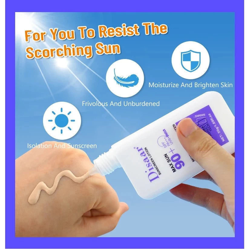 Disaar Whitening Sunblock SPF 90 – Skin Protective Sunscreen Lotion - 50g