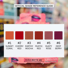 Huda Matte Me liquid matte lip gloss